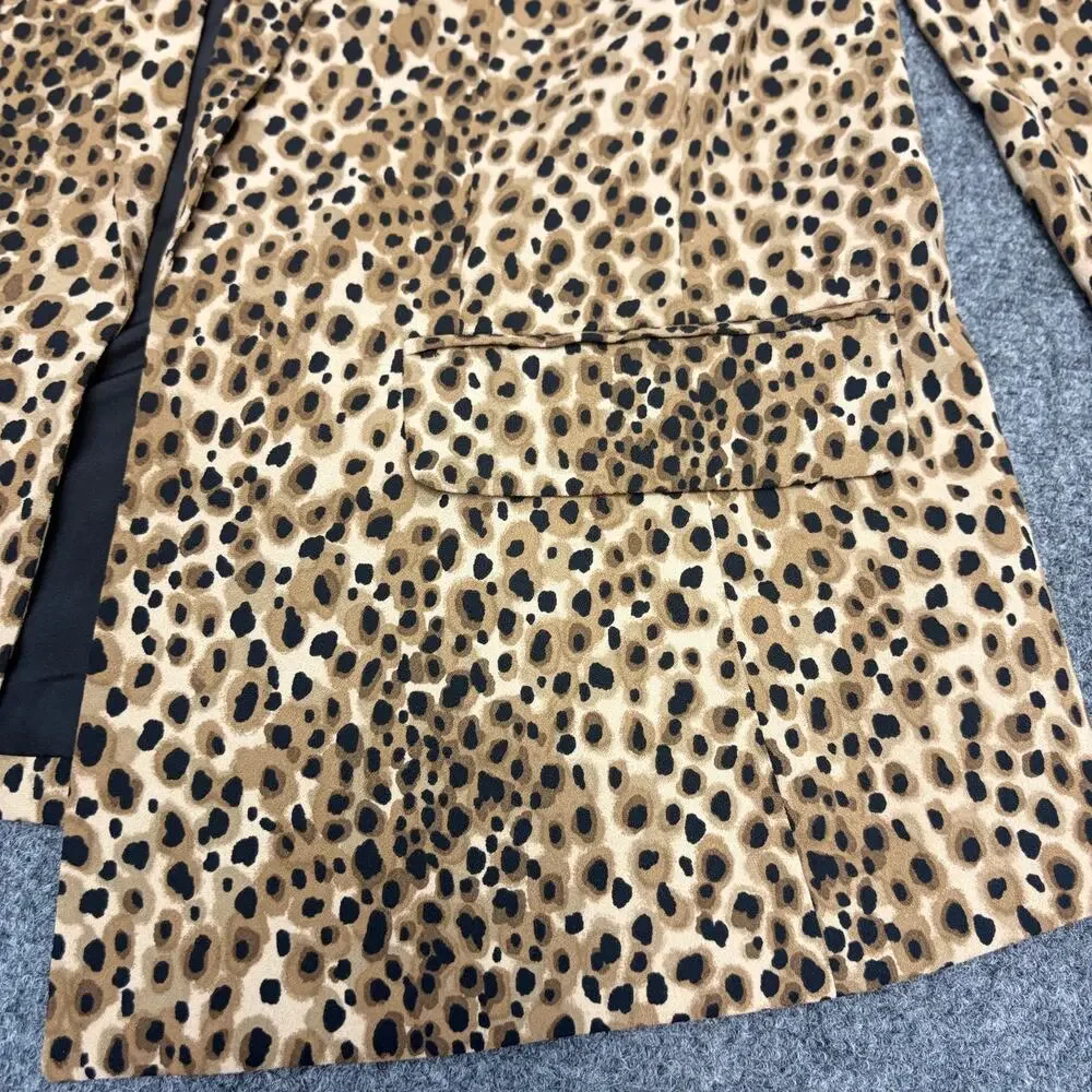 LOFT Leopard Print Open Blazer
